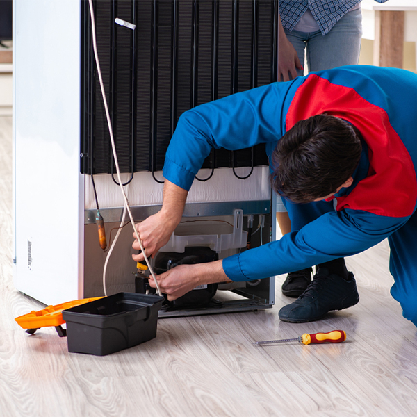 how much do you charge for refrigerator repair services in Williamsburg Pennsylvania